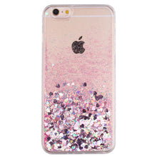 Load image into Gallery viewer, pink heart glitter case