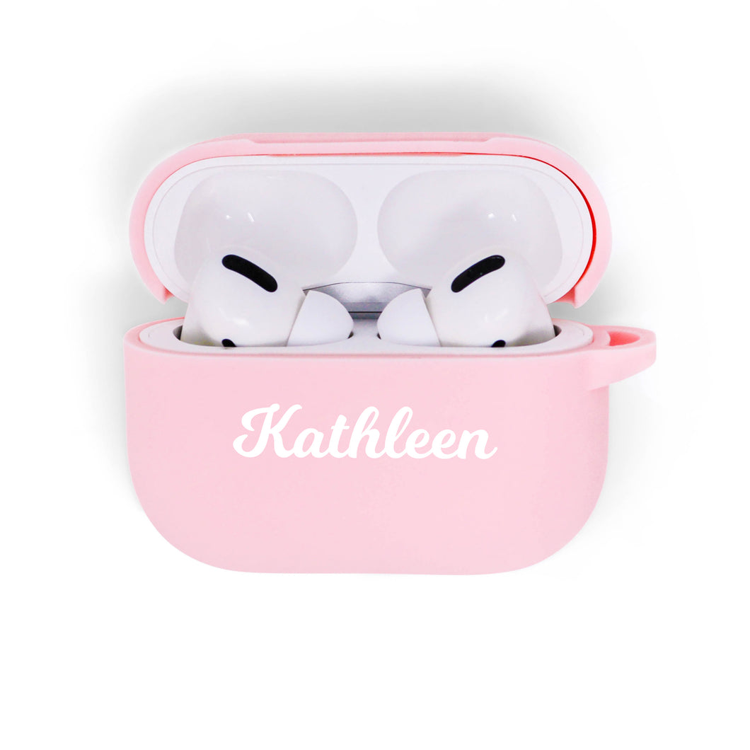 Pastel Pink Silicone Airpods Pro Case